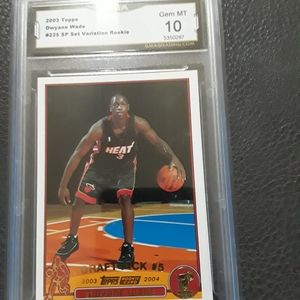 GMA 10 DWAYNE WADE SP Rookie Card Var Miami Heat
